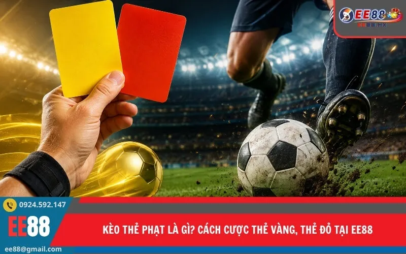 Kèo thẻ phạt là gì Cách cược thẻ vàng, thẻ đỏ tại EE88